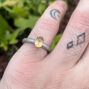 KARIS 925 Sterling Silver Scapolite Karis Ring